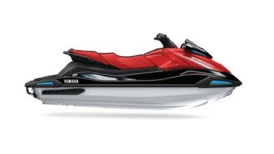 Jet ski Yamaha VX Deluxe 2026 terbaru varian warna merah kombinasi hitam dan putih