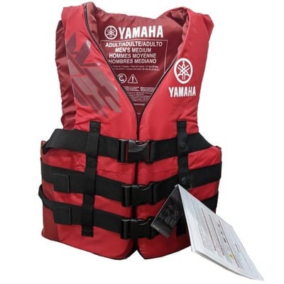 YAMAHA Nylon Value Red PFD life vest merah untuk watersport dan jet ski