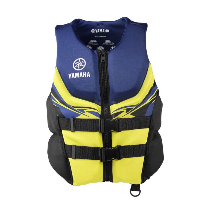 Yamaha Men’s Neoprene 2-Buckle PFD life vest untuk aktivitas watersport
